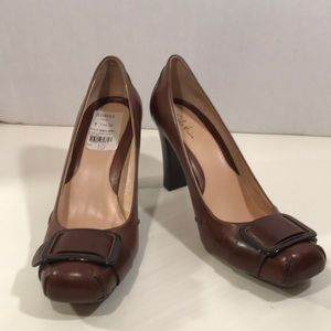 NWT Cole Haan Cognac Heels Size 10